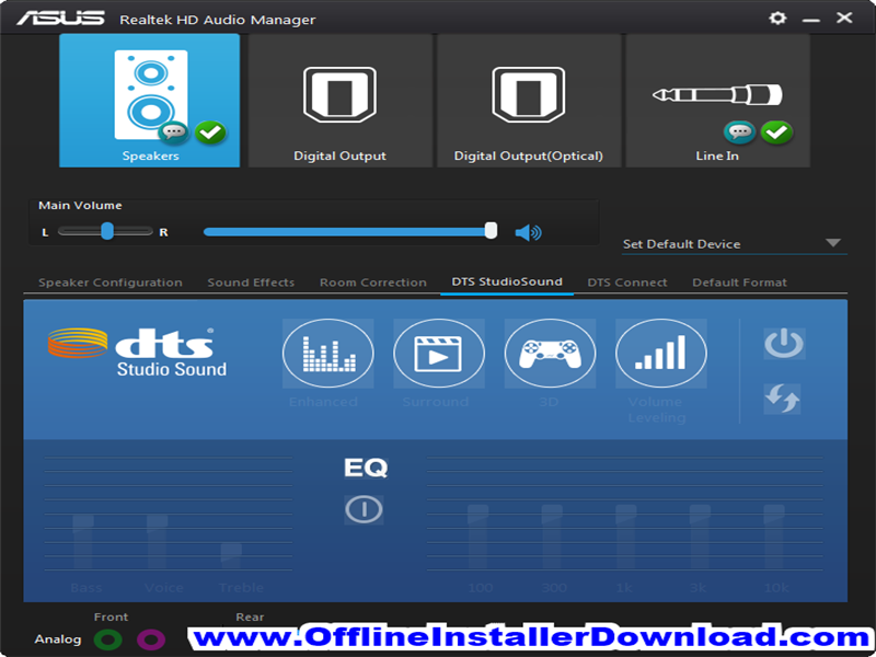how to use 2 headphones with asus realtek hd audio manager